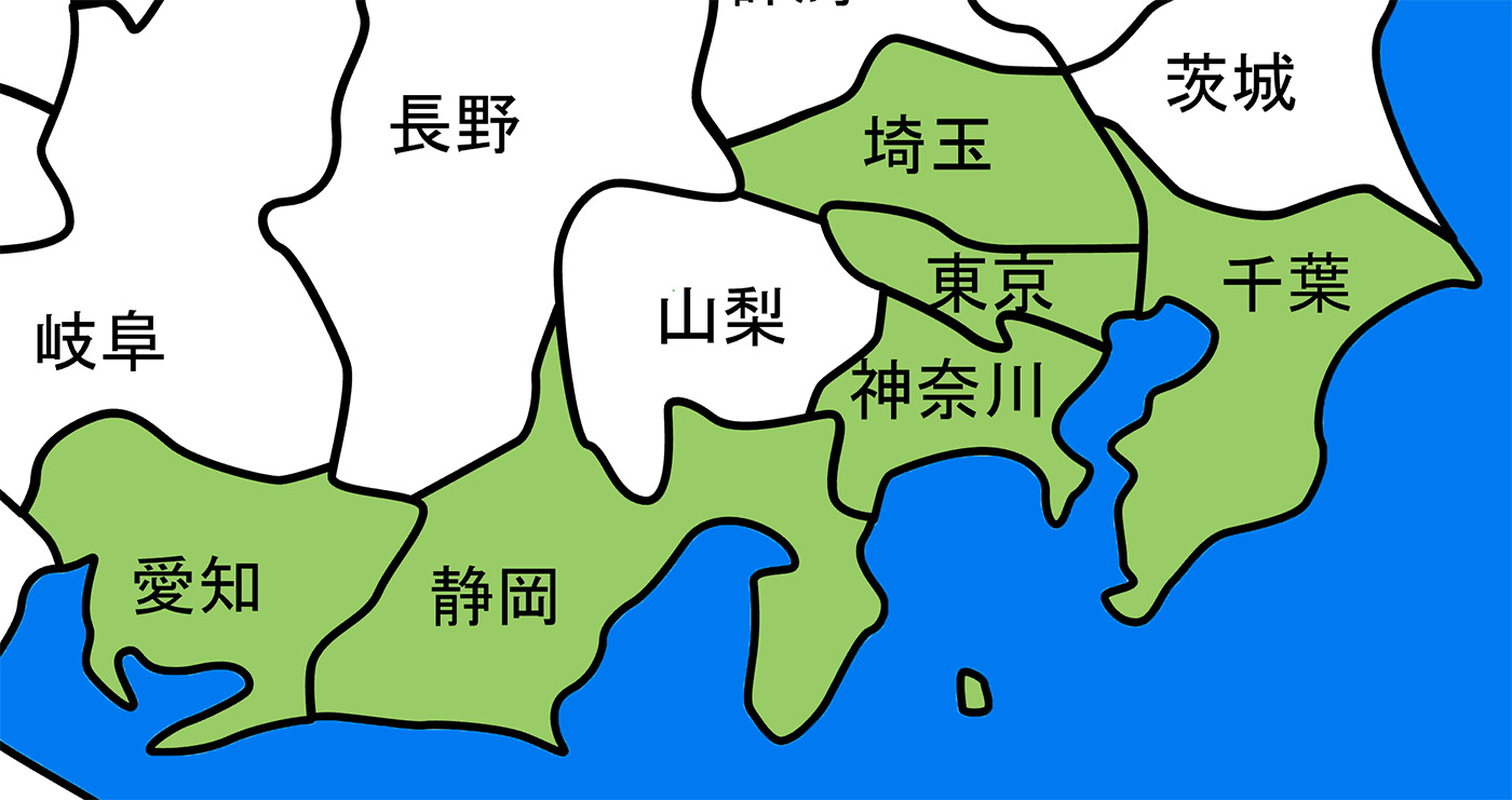 対応エリアマップ