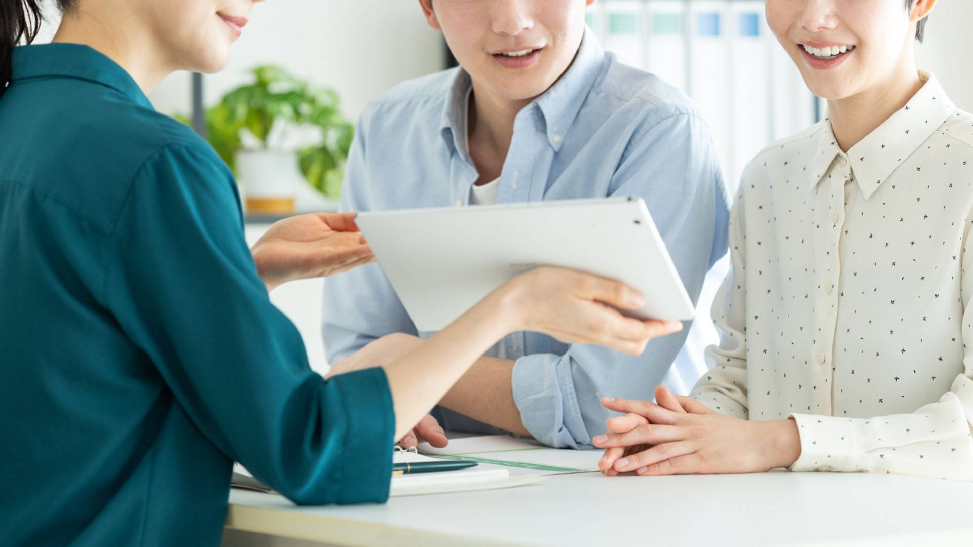 専門家との相談風景